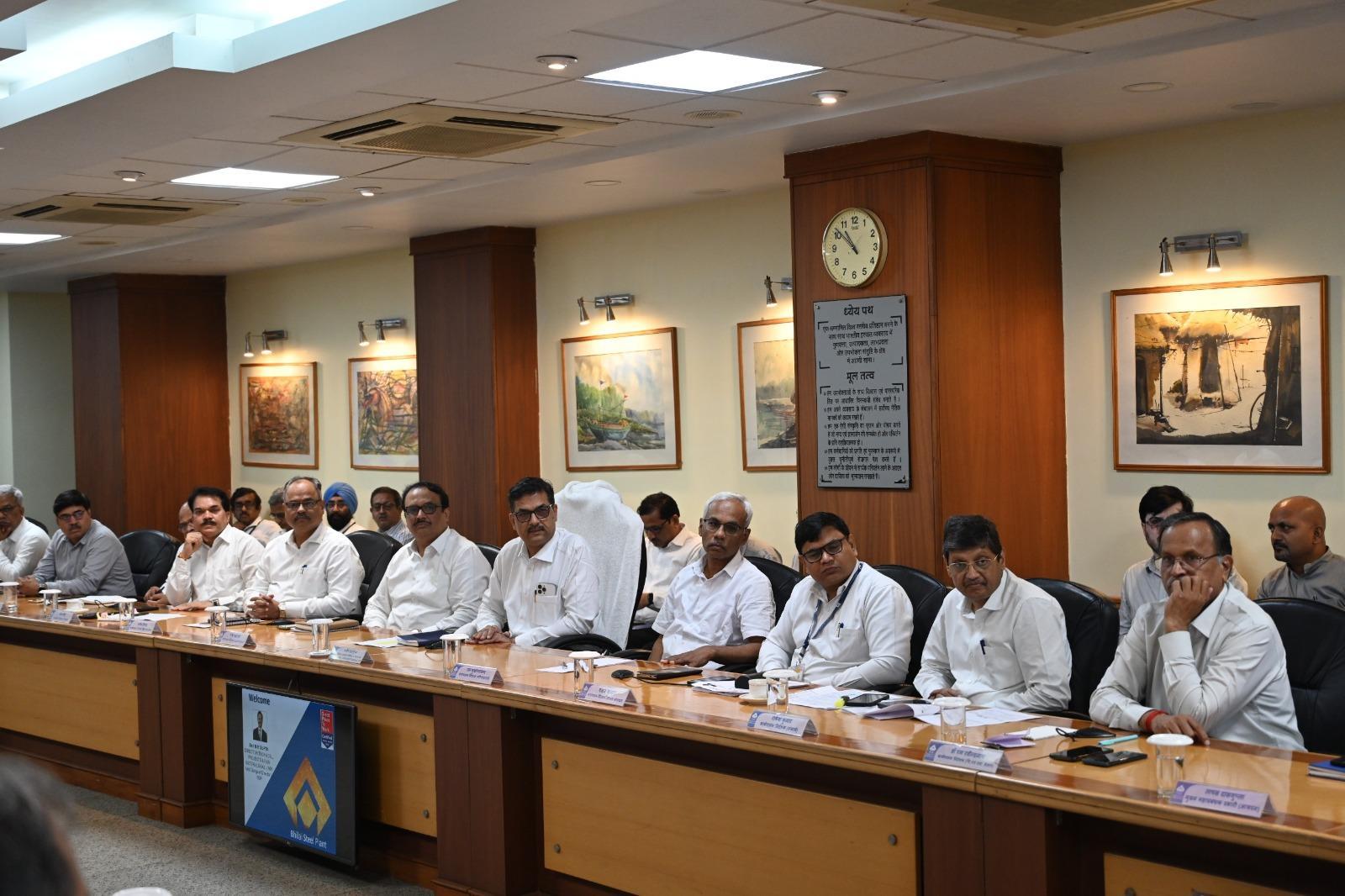 भिलाई इस्पात संयंत्र पहुंचे निदेशक (तकनीकी, परियोजनाएं एवं कच्चा माल) एवं अतिरिक्त प्रभार निदेशक प्रभारी, बीएसपी मनीष राज गुप्ता...