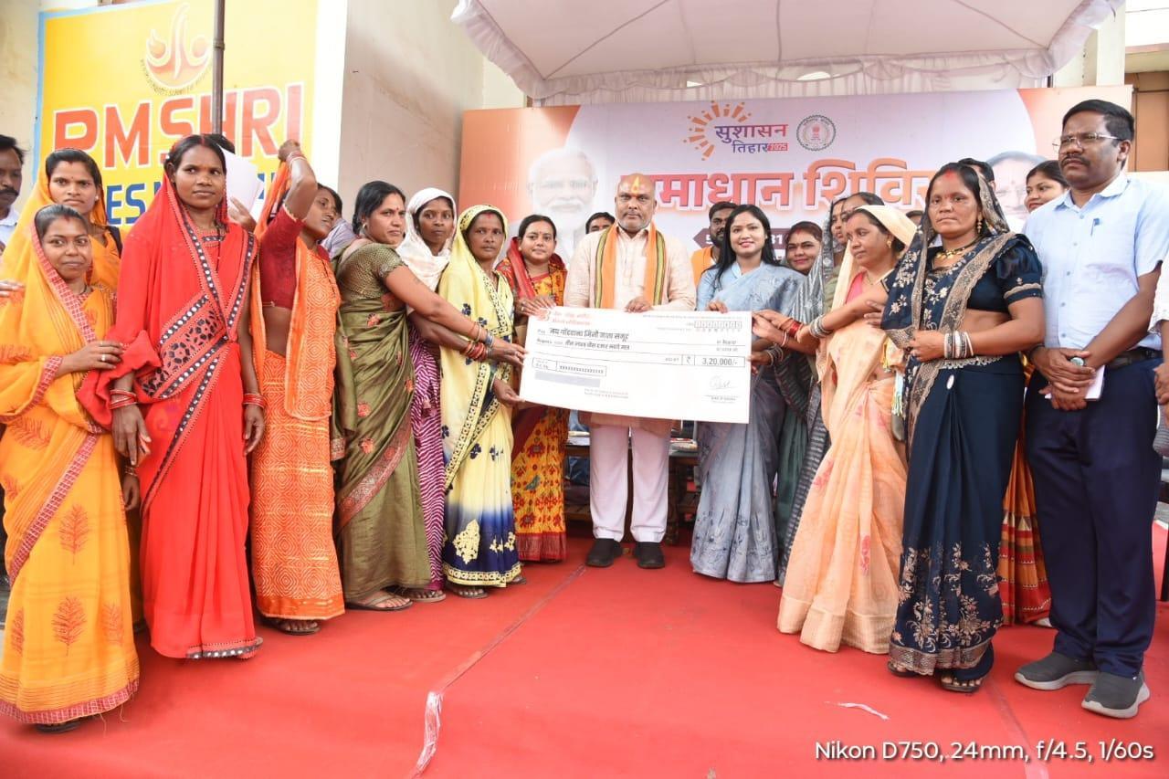 महिलाओं को स्वरोजगार और युवाओं को रोजगार से जोड़ने की पहल, नगपुरा समाधान शिविर में मिला लाभ...