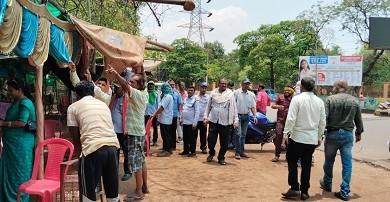 अवैध अतिक्रमण के खिलाफ नगर सेवाएं विभाग और ट्रैफिक पुलिस का संयुक्त अभियान तीसरे दिन भी जारी, दो दर्जन से अधिक कब्जे हटाए गए