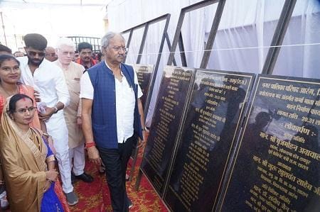 सांसद बृजमोहन अग्रवाल ने आरंग को दी, 240 लाख रुपये के विकास कार्यों की सौगात...