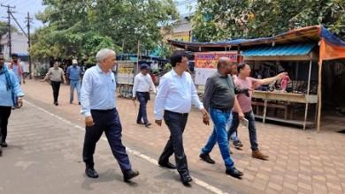 भिलाई टाउनशिप में सिविक सेंटर, सेक्टर 4 मार्केट और सेक्टर 7 मार्केट के आसपास के क्षेत्रों का किया दौरा...