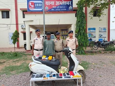 दुकान के शटर का ताला तोड़कर चोरी करने वाला आरोपी गिरफ्तार.... 1 दुकान के शटर का ताला तोड़कर चोरी करने वाला आरोपी गिरफ्तार....
