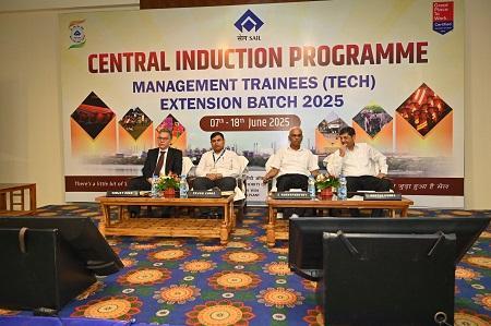 सेल के प्रबंधन प्रशिक्षु 2025 एक्सटेंशन बैच के केंद्रीय इंडक्शन कार्यक्रम का शुभारंभ 1 सेल के प्रबंधन प्रशिक्षु 2025 एक्सटेंशन बैच के केंद्रीय इंडक्शन कार्यक्रम का शुभारंभ