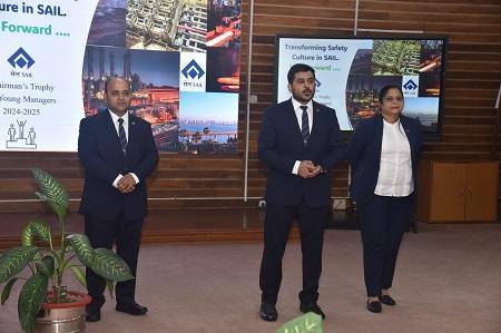 भिलाई इस्पात संयंत्र की टीम ने जीता चेयरमैन ट्रॉफी फॉर यंग मैनेजर्स 2024-25 में प्रथम उपविजेता स्थान... 3 भिलाई इस्पात संयंत्र की टीम ने जीता चेयरमैन ट्रॉफी फॉर यंग मैनेजर्स 2024-25 में प्रथम उपविजेता स्थान...