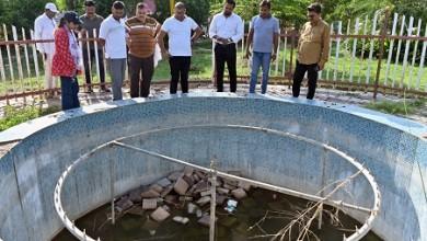 आयुक्त ने बंद फौव्वारे को चालू करने के दिए निर्देश...