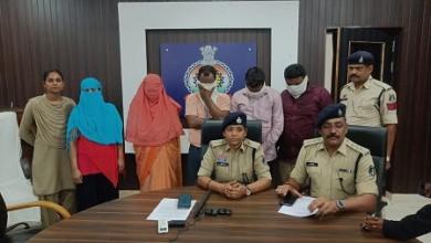 स्पा सेंटर की आड़ में चल रहे देह व्यापार का भांडाफोड़...