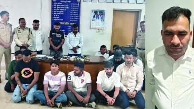 दुर्ग पुलिस की जुआ खेलने वालों के विरुद्ध बड़ी कार्यवाही...