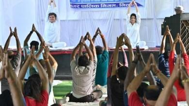 21 जून अंतरराष्ट्रीय योग दिवस मुख्य आयोजन सिविक सेंटर सेक्टर 05 में...