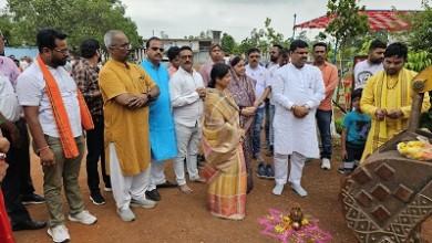 फर्स्ट बटालियन की सड़क होगी डामरीकरण, विधायक गजेन्द्र यादव ने किया भूमिपूजन...