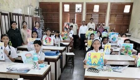 भिलाई विद्यालय में अंतर्शालेय ड्राइंग एवं पेंटिंग प्रतियोगिता का आयोजन.... 1 भिलाई विद्यालय में अंतर्शालेय ड्राइंग एवं पेंटिंग प्रतियोगिता का आयोजन....