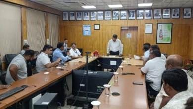 भिलाई इस्पात संयंत्र में परिवहन संबंधी मुद्दों पर हुई अहम बैठक...