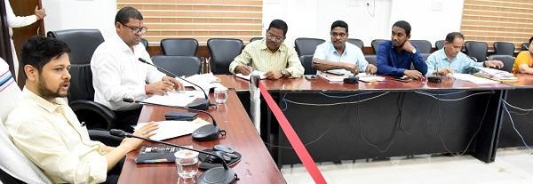 जिला प्रशासन और बीएसपी प्रबंधन की बैठक संपन्न.... 1 जिला प्रशासन और बीएसपी प्रबंधन की बैठक संपन्न....