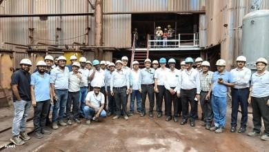 सिंटरिंग प्लांट-3 के सिंटर मशीन-2 के आयरन ओर फाइंस बंकर-4 का कैपिटल रिपेयर कार्य संपूर्ण...