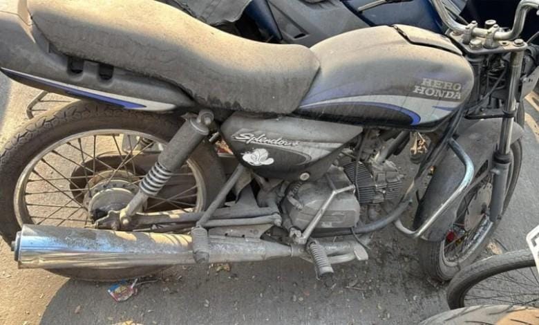 सशक्त ऐप के माध्यम से चोरी की मोटर सायकल बरामद...