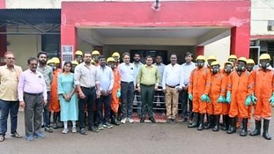 नमस्ते दिवस के अवसर पर सफाई मित्रों को वितरण किया गया सुरक्षा उपकरण...