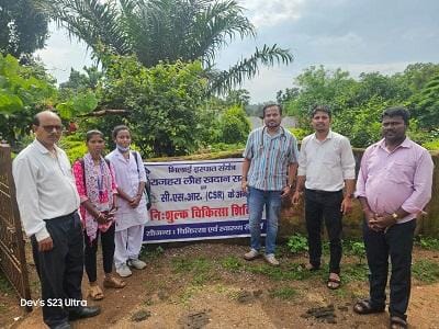 बीएसपी-सीएसआर द्वारा ग्राम कमकासुर में निःशुल्क चिकित्सा शिविर का आयोजन...