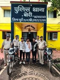 सुने मकान में चोरी करने वाले आए पुलिस की गिरफ्त में...