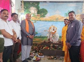 कृष्ण जन्माष्टमी महोत्सव व मूर्ति स्थापना कार्यक्रम में सम्मिलित हुए दुर्ग ग्रामीण विधायक ललित चंद्राकर