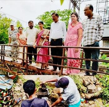 मालवीय नगर नाले में हुए बड़ी पाइप लाइन लिकेज सुधार कार्य व फिल्टर प्लांट में किए जा रहे संयंत्र सफाई कार्य का महापौर ने किया निरीक्षण, देर रात चला मरम्मत कार्य....