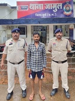 मोटर सायकिल चोरी करने वाला आरोपी गिरफ्तार 1 मोटर सायकिल चोरी करने वाला आरोपी गिरफ्तार