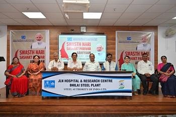 जवाहरलाल नेहरू चिकित्सालय में स्वस्थ नारी, सशक्त परिवार अभियान का शुभारम्भ...