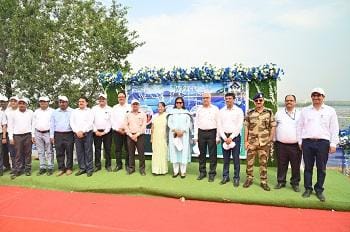 भिलाई के मरोदा-1 जलाशय में प्रदेश का पहला 15 मेगावाट फ्लोटिंग सौर विद्युत संयंत्र शुभारंभ किया गया