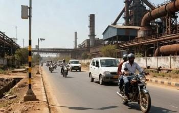 भिलाई इस्पात संयंत्र में वाहनों की गति पर नियंत्रण, 22 हाई-टेक कैमरों से लैस स्पीड वायलेशन डिटेक्शन सिस्टम की शुरुआत...