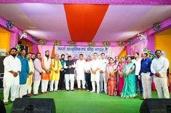 दशहरा महोत्सव कार्यक्रम में सम्मिलित हुए दुर्ग ग्रामीण विधायक ललित चंद्राकर, गगनभेदी जय श्री राम के नारे से गूंजा आसमान...