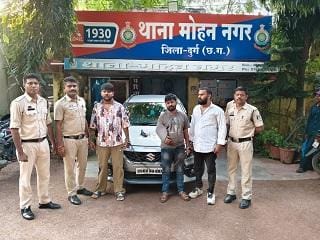 कट्टा दिखाकर डराने वाले कट्टा सहित दबोचे गए, गुंडा बदमाश सहित तीन आरोपी गिरफ्तार...