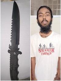 चाकूबाजी करने वाले आरोपी के विरुद्ध भिलाई नगर पुलिस के द्वारा की गई कार्यवाही