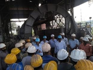 संयंत्र के ओएचपी-ए में कार्यपालक निदेशक राकेश कुमार ने किया सुरक्षा निरीक्षण...