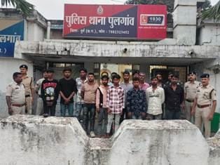 दिपावाली त्यौहार के दौरान असामाजिक तत्वों पर नियंत्रण हेतु दुर्ग पुलिस द्वारा चलाया गया विशेष अभियान...