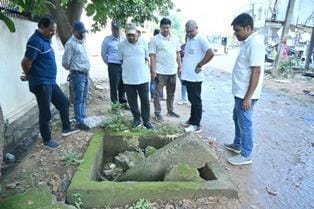 विकास कार्यों का निगम आयुक्त किए मैराथन भ्रमण...