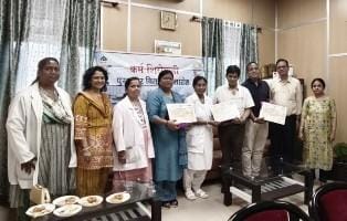 जवाहरलाल नेहरू चिकित्सालय एवं अनुसंधान केंद्र में “कर्म शिरोमणि” पुरस्कार वितरण समारोह का आयोजन...