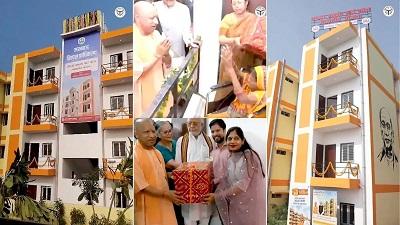 लखनऊ के पॉश इलाके में गरीबों को Flat कैसे मिला? चाबी पाकर भावुक हुए लाभार्थी.. 1 लखनऊ के पॉश इलाके में गरीबों को Flat कैसे मिला? चाबी पाकर भावुक हुए लाभार्थी..