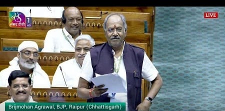 सांसद बृजमोहन के प्रयासों से राजधानी के पर्यावरण सुधार के लिए अब तक का सबसे बड़ा वित्तीय पैकेज