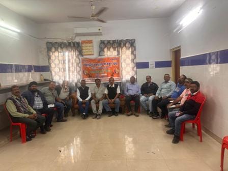 भिलाई इस्पात मजदूर संघ की आपात बैठक में प्रबंधन के आदेशों का जोरदार विरोध...