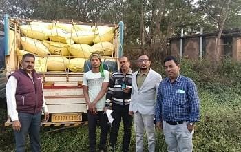 ओड़ीसा से अवैध रूप से लाये जा रहे 30 क्विंटल धान और वाहन को किया गया जब्त...