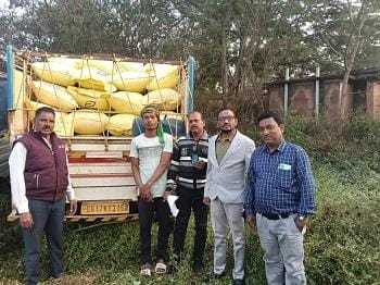 ओड़ीसा से अवैध रूप से लाये जा रहे 30 क्विंटल धान और वाहन को किया गया जब्त...