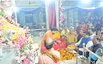 3 दिवसीय साईं महोत्सव में पहुँचे मंत्री गजेन्द्र यादव...