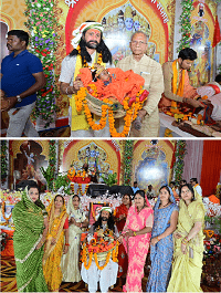श्रीमद् भागवत कथा में श्रीकृष्ण जन्म पर झूम उठे श्रद्धालू: नंद के आनंद भयो जय कन्हैया लाल की के जयघोष से गूंज उठा पांडाल...