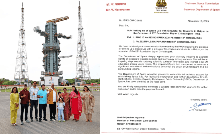 रायपुर में अत्याधुनिक स्पेस लैब स्थापित करने की स्वीकृति, माननीय प्रधानमंत्री नरेंद्र मोदी जी का आभार!...