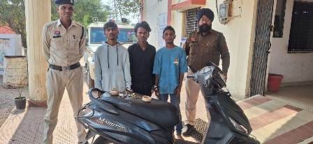 अमलेश्वर पुलिस की बड़ी कार्रवाई: 24 घंटे में चोरी का खुलासा, तीन आरोपी गिरफ्तार...