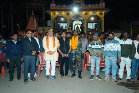 दुर्ग ग्रामीण विधायक ललित चंद्राकर ने मनीष साहू का भव्य स्वागत अभिनंदन किया...