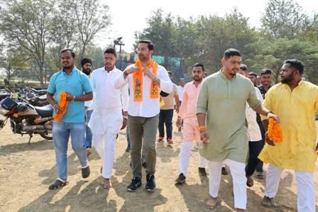 शिवपुरी स्टेडियम, जामुल में श्रीमद् वाल्मीकि रामायण कथा हेतु भूमिपूजन सम्पन्न... 1 शिवपुरी स्टेडियम, जामुल में श्रीमद् वाल्मीकि रामायण कथा हेतु भूमिपूजन सम्पन्न...