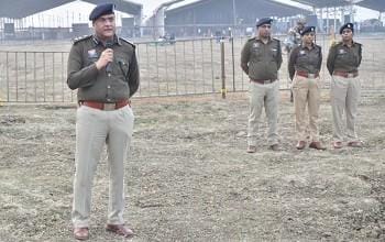 नगपुरा में आयोजित शिव महापुराण कथा कार्यक्रम में लगे सुरक्षा व्यवस्था की किया गया समीक्षा...