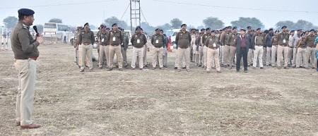 नगपुरा में आयोजित शिव महापुराण कथा कार्यक्रम में लगे सुरक्षा व्यवस्था की किया गया समीक्षा...