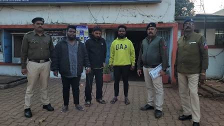 भिलाई नगर थाना क्षेत्र अंतर्गत मारपीट के 03 आरोपियों को भेजा गया जेल...