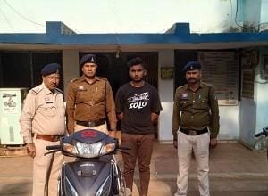 थाना नेवई पुलिस की त्वरित कार्रवाई, एक्टिवा चोरी का आरोपी गिरफ्तार...