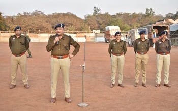 जयंती स्टेडियम सिविक सेंटर भिलाई में आयोजित दिव्य श्री हनुमंत कथा कार्यक्रम में लगे सुरक्षा व्यवस्था की किया गया समीक्षा...